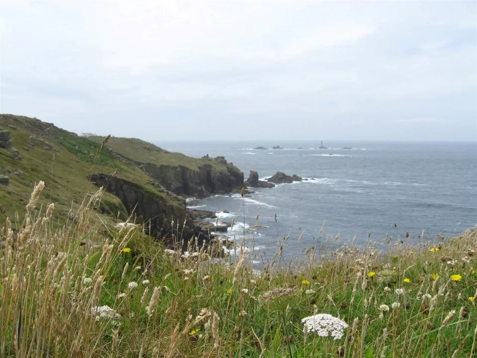 Day 3 looking bact to longships lighthouse